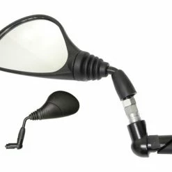 Busch & Müller Busch & Müller E- Vélo Vélospiegel Gauche Abpliable Noir