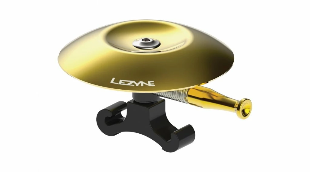 Lezyne Classic Shallow Brass Vélo Sonnette Laiton Polis 1 Lezyne Classic Shallow Brass Vélo Sonnette Laiton Polis